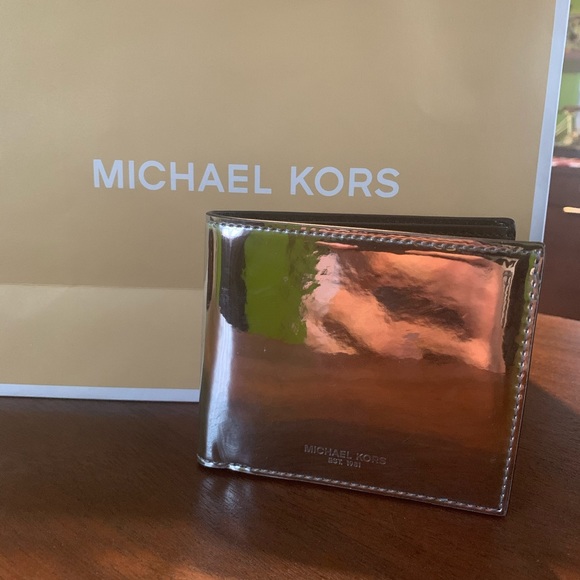 Michael Kors Other - Men’s Silver MK Bifold Wallet